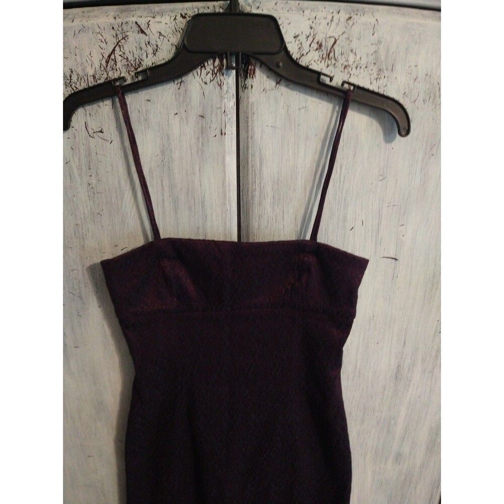 Guess Sleeveless  Sleeveless Dress Size 7 Y2K Gothcore Purple Vintage - Picture 2 of 9